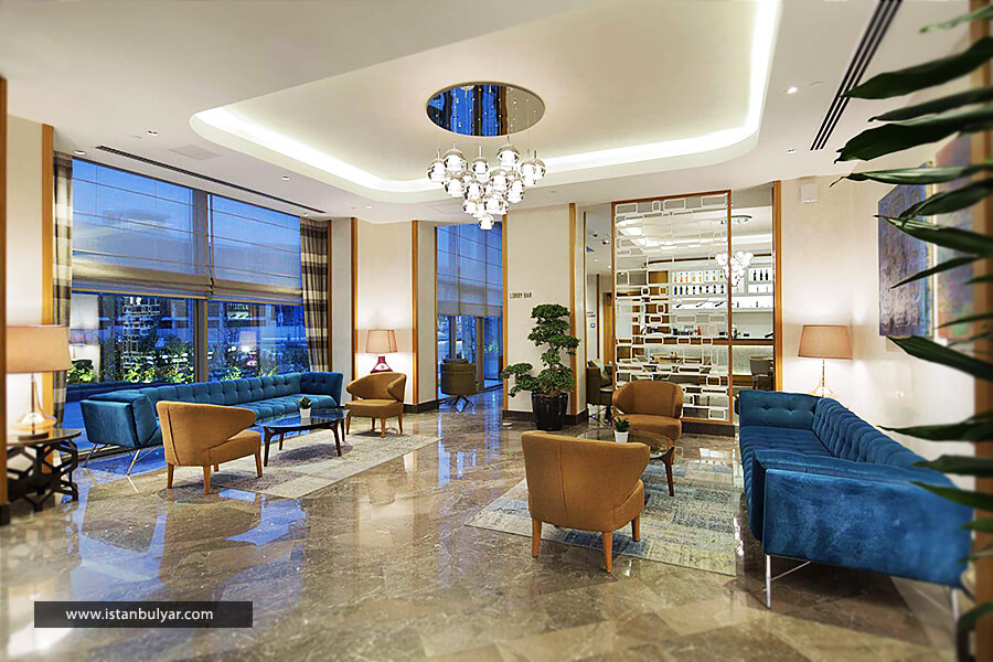 لابی هتل دابل تری بای هیلتون توزلا استانبول