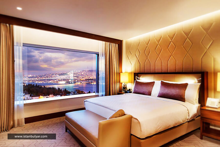 اتاق هتل کنراد بسفوروس استانبول