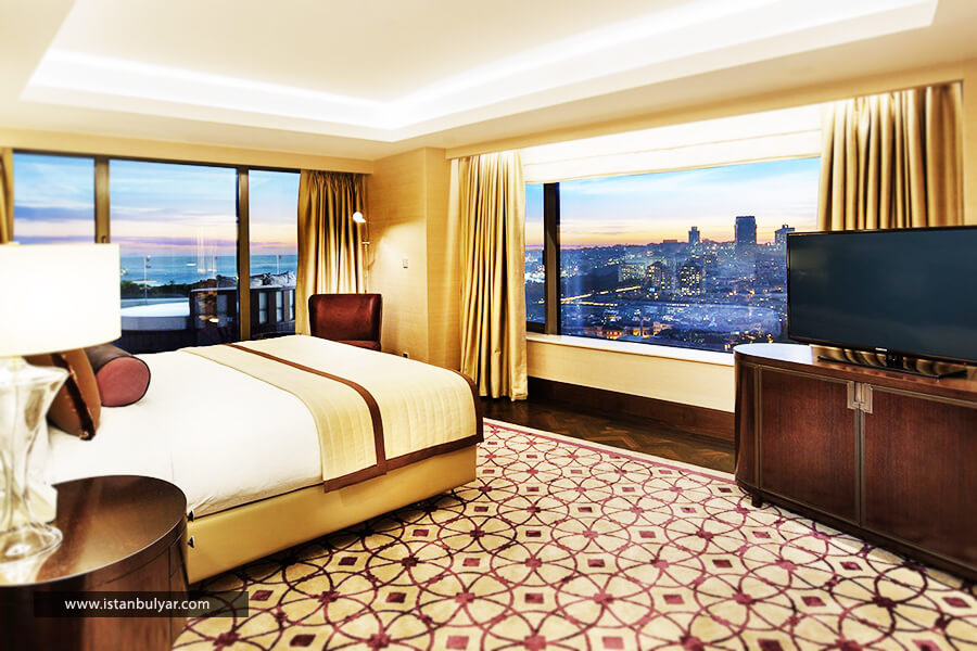 اتاق هتل کنراد بسفوروس استانبول