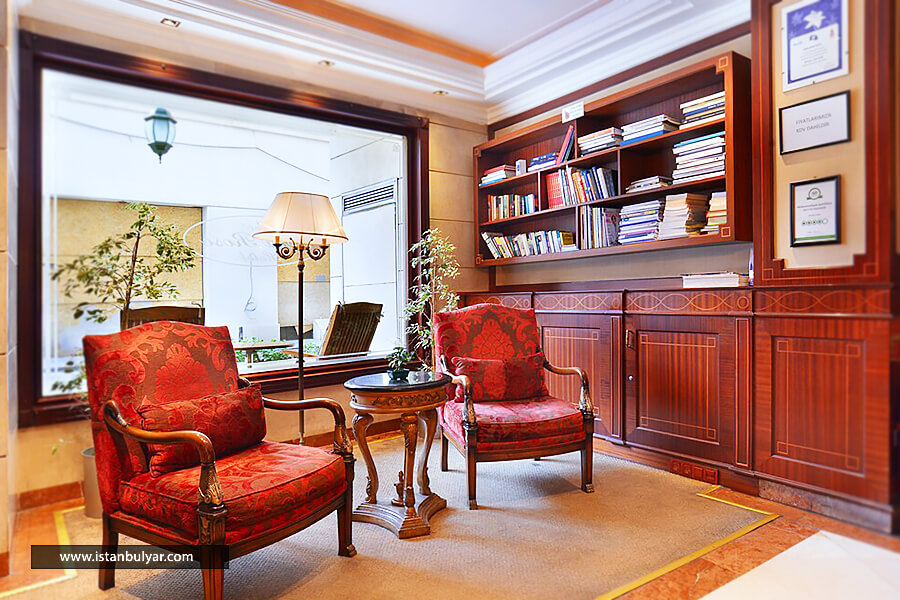 کتابخونه هتل پرا رز استانبول