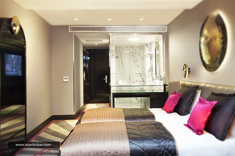 اتاق هتل و سوئیت سورا دیزاین استانبول